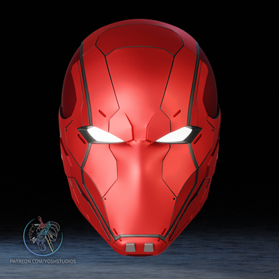 Mecha Hood Helmet — 3D Printed RAW DIY Cosplay Helmet Kit + Prop Replica