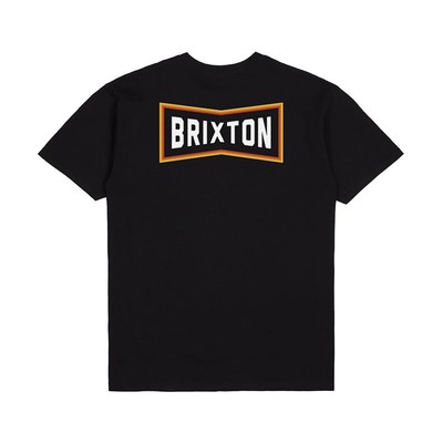 Футболка с короткими рукавами Brixton Truss (черная)