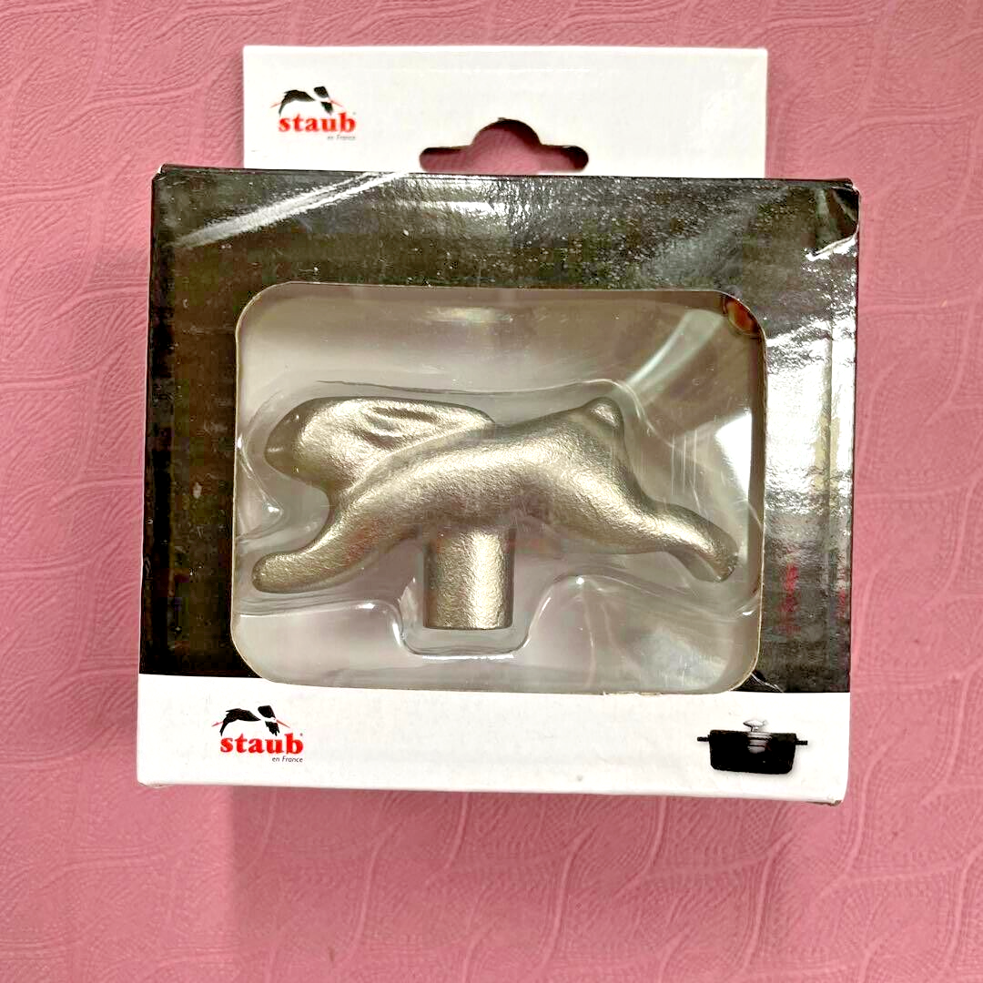 Staub Animal Rabbit Lid Knob 40510-661 Stainless steel New from Japan | eBay Staub Animal Rabbit Lid Knob 40510-661 Stainless steel New from Japan | eBay