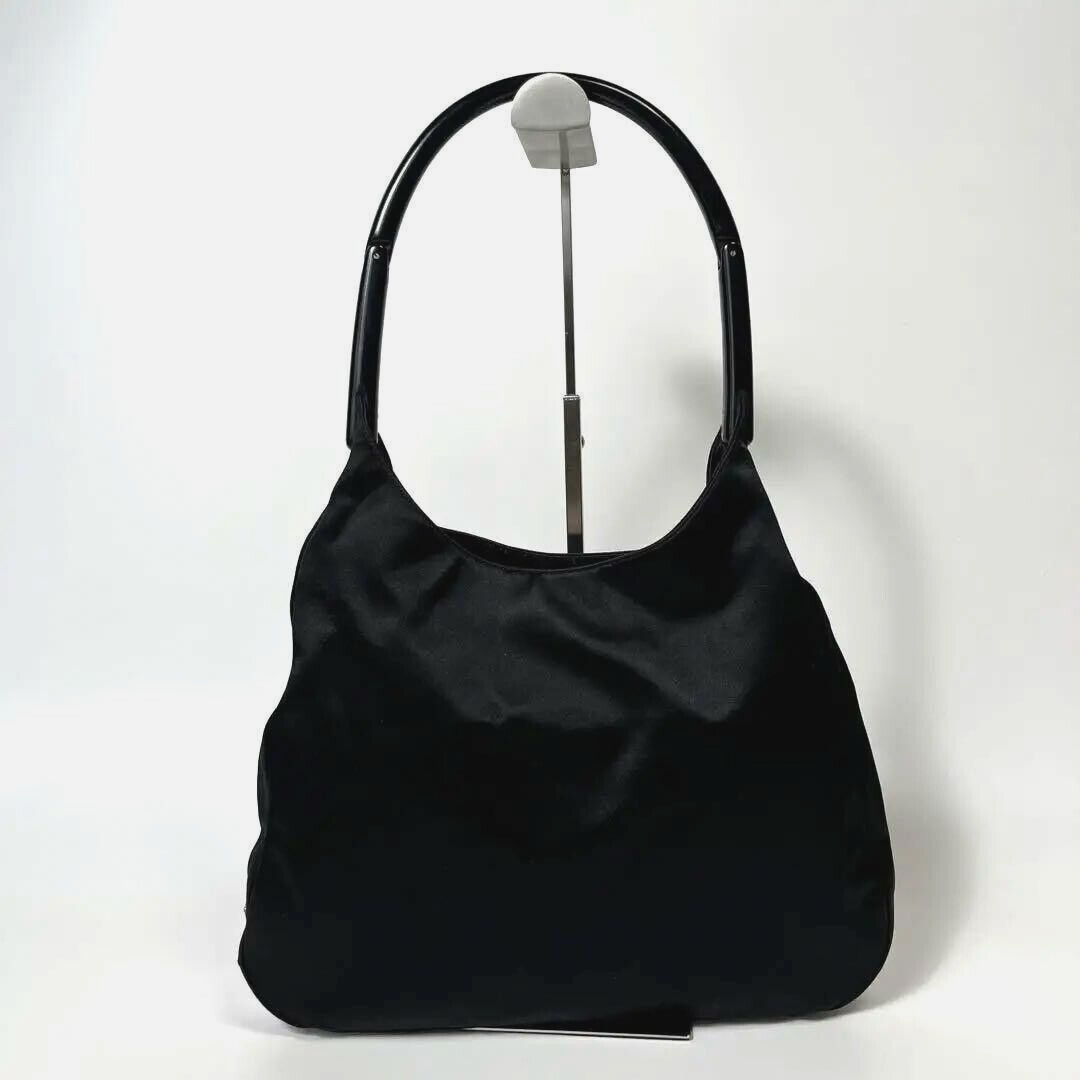 PRADA SS1998 Plastic Handle Shoulder Bag Black | eBay PRADA SS1998 Plastic Handle Shoulder Bag Black | eBay