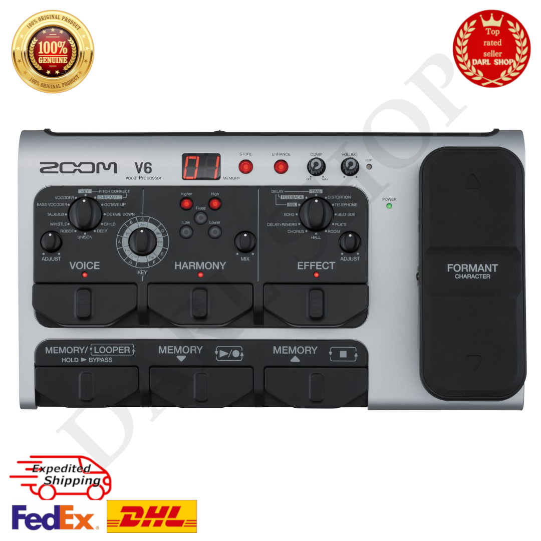 ZOOM　ボーカルプロセッサー　V6 動作確認ずみ　美品　SGV-6セット ZOOM ボーカルプロセッサー V6 動作確認ずみ 美品 SGV-6セット