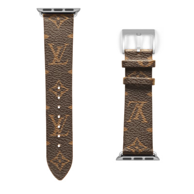 Designer Apple watch band strap series 1 2 3 4 5 6 7 8 9 SE ULTRA 2 V L BROWN