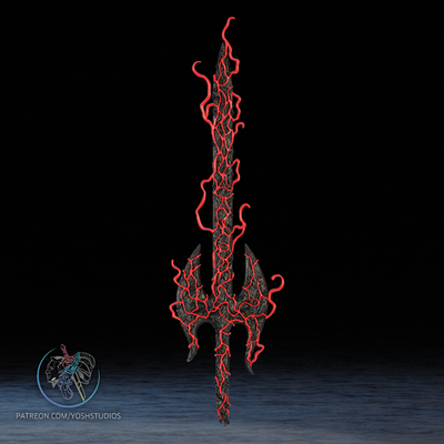 Knull Sworder — 3D Printed RAW DIY Cosplay Kit + Prop Replica + 1:1 Scale