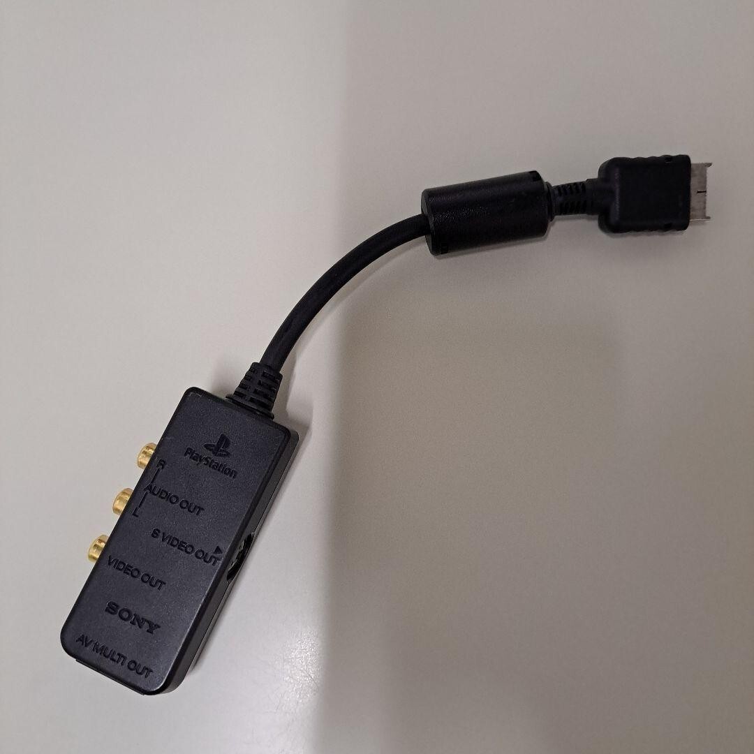 PlayStation2 - 新品未開封 SONY PS2 PS1 AVアダプター  SCPH-10130 PS2 Official RCA AV ADAPTOR S Terminal SCPH-10130 SONY for