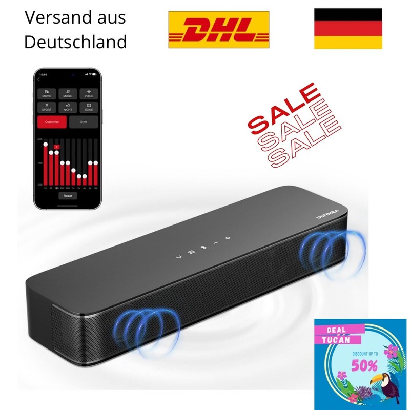 Ultimea Solo B30 Pro Soundbar -120 Watt- Bluetooth 5.3 -