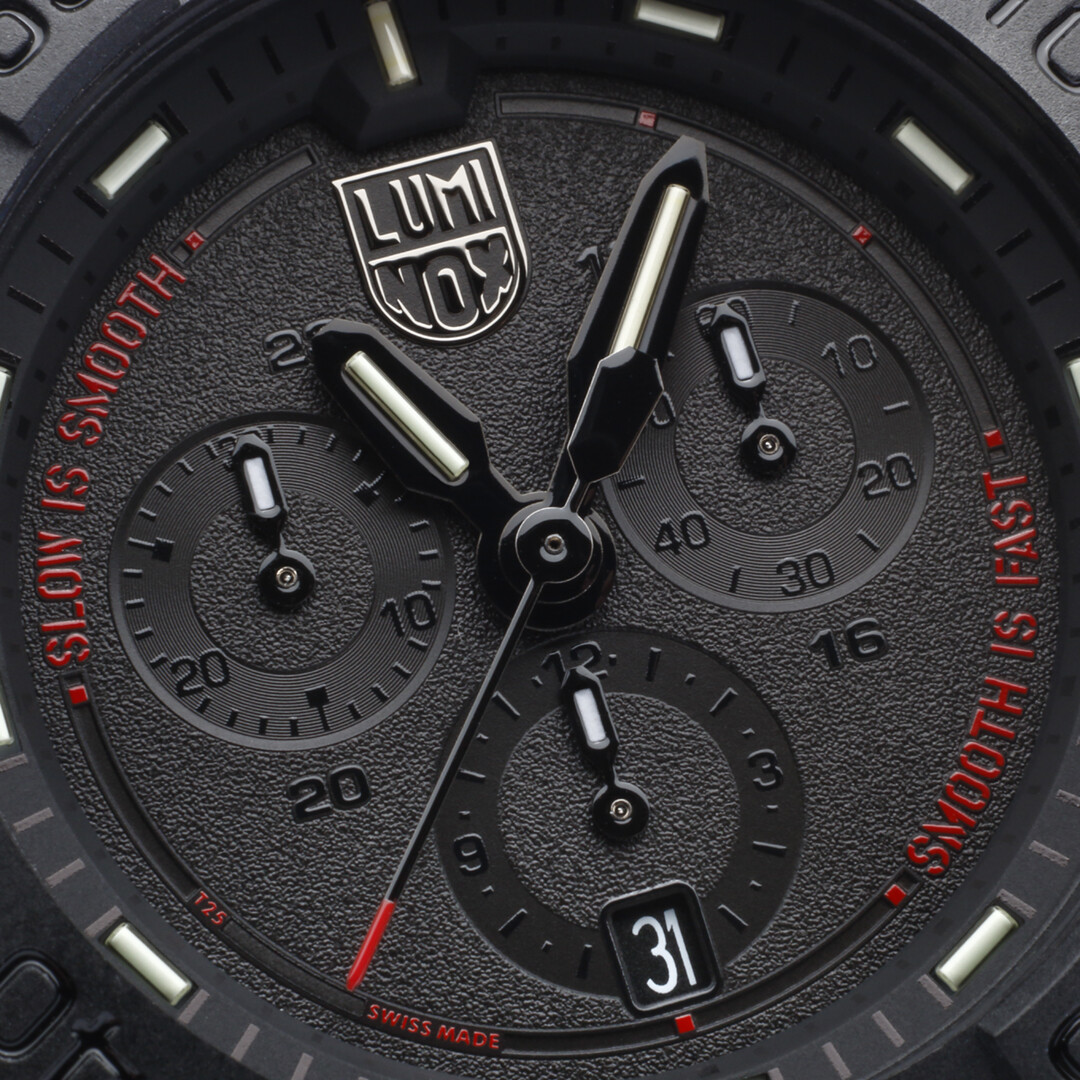 Pre-owned Luminox Navy Seal 3581.sis Black Rubber Strap Men Watch