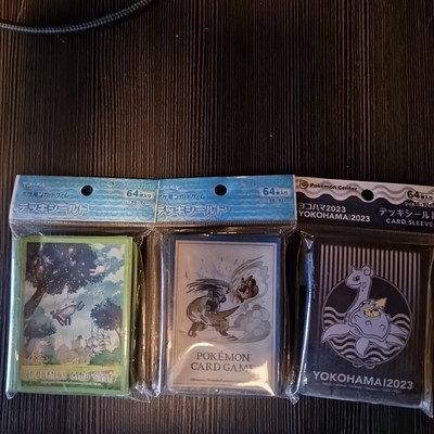 Pokemon Center Sleeves / NEU / Pikachu / Lapras / Magnezone / OVP