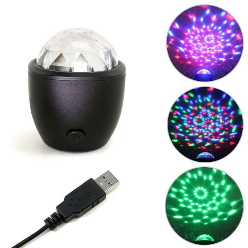 Mini Stage Lights Magic ball lamp RGB LED stage effect Rotating Party Light