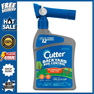 Cutter Backyard Bug Control Spray Concentrate, Mosquito Repellent, Kills Mosqui