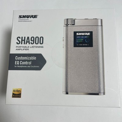 SHA900 SHURE Portable Headphone Amplifier Hi-res customizable equalizer Used
