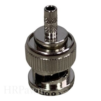 Generic Unbranded BNC Straight Male Crimp Plug 10-03001-205 Cable RF Connector 