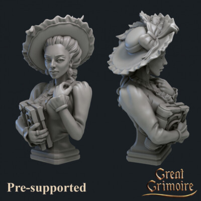 Irene Bust Miniature | D&D DnD | 