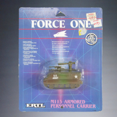 1988 ERTL FORCE ONE M113 ARMORED PERSONNEL CARRIER DIE CAST METAL VEHICLE #1145