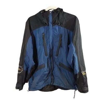 Vintage Mountain Hardwear Lightweight Hard Shell Hooded Jacket Outdoor Men's S