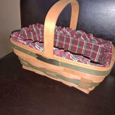 Longaberger RARE 1990 Gingerbread Basket set MINT FREE SHIPPING!