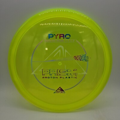 Axiom Discs Prism Proton Pyro Dayglo(Yellow)/Dayglo Rim 177g. 5/4/0/2.5