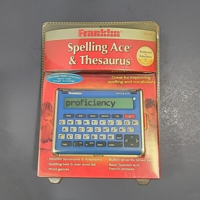 Franklin Electronic Publishers SA-209 Spelling Ace, Thesaurus Timer SAT New