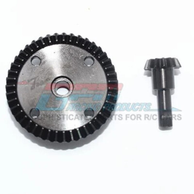 GPM Harden Steel 43T/13T Straight Main Diff Gear (2Pcs) Black : SENTON / TYPHON