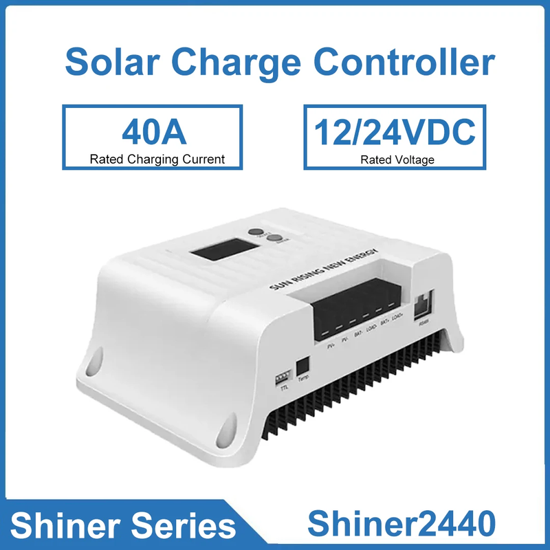 Solar Charge Controller 40A 12V24VDC MPPT Controller Multiple Load Operating Mod