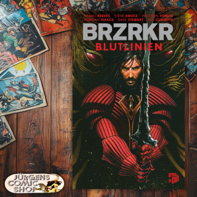 BRZRKR #4 - Blutlinien - Comic - Cross Cult - Keanu Reeves - Matt Kindt - NEU