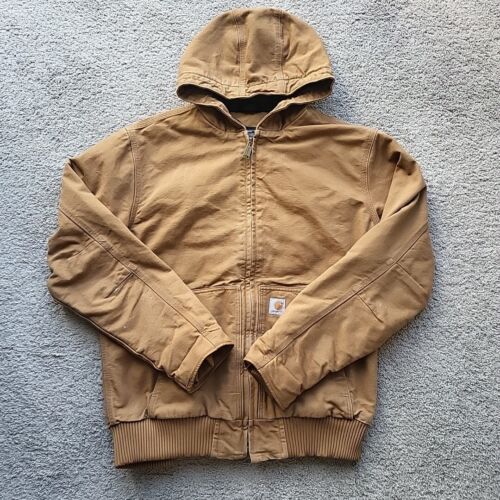 Vintage Carhartt Active Jacket Mens Large Tan J130M Work Vintage Carhartt Active Jacket Mens Large Tan J130M Work