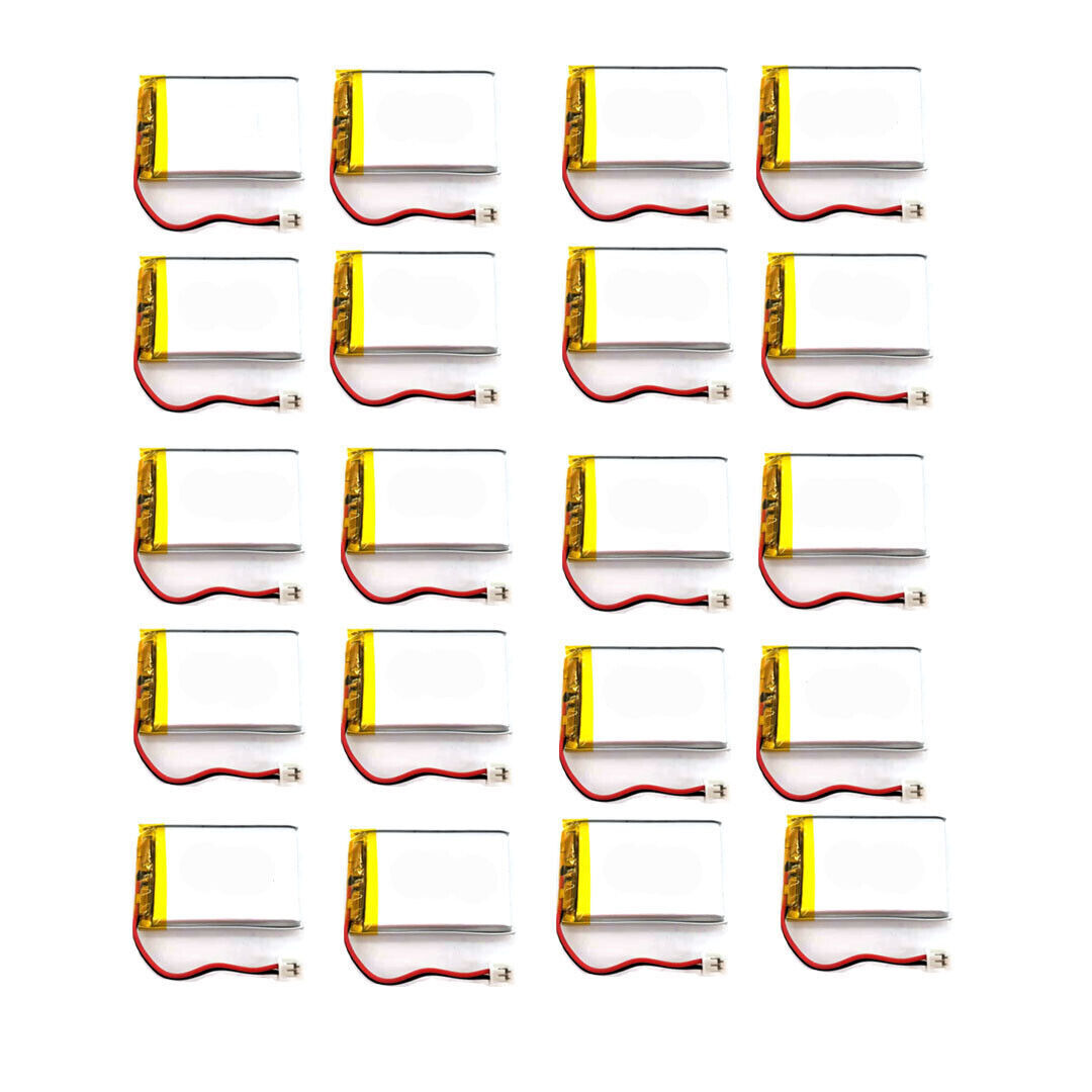 2/5/20pcs  3.7V 400mAh 502535 Li Lithium Polymer ion Battery
