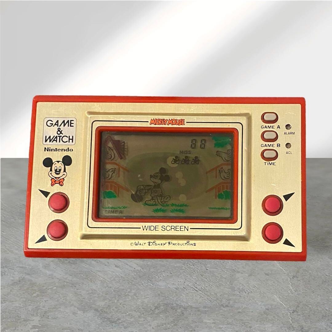 Nintendo Game and Watch Mickey mouse Egg Gathering Japan