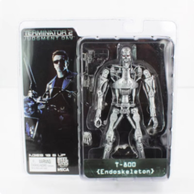 New 7'' Terminator 2 Judgment Day T-800 Endoskeleton Arnold PVC Action Figure