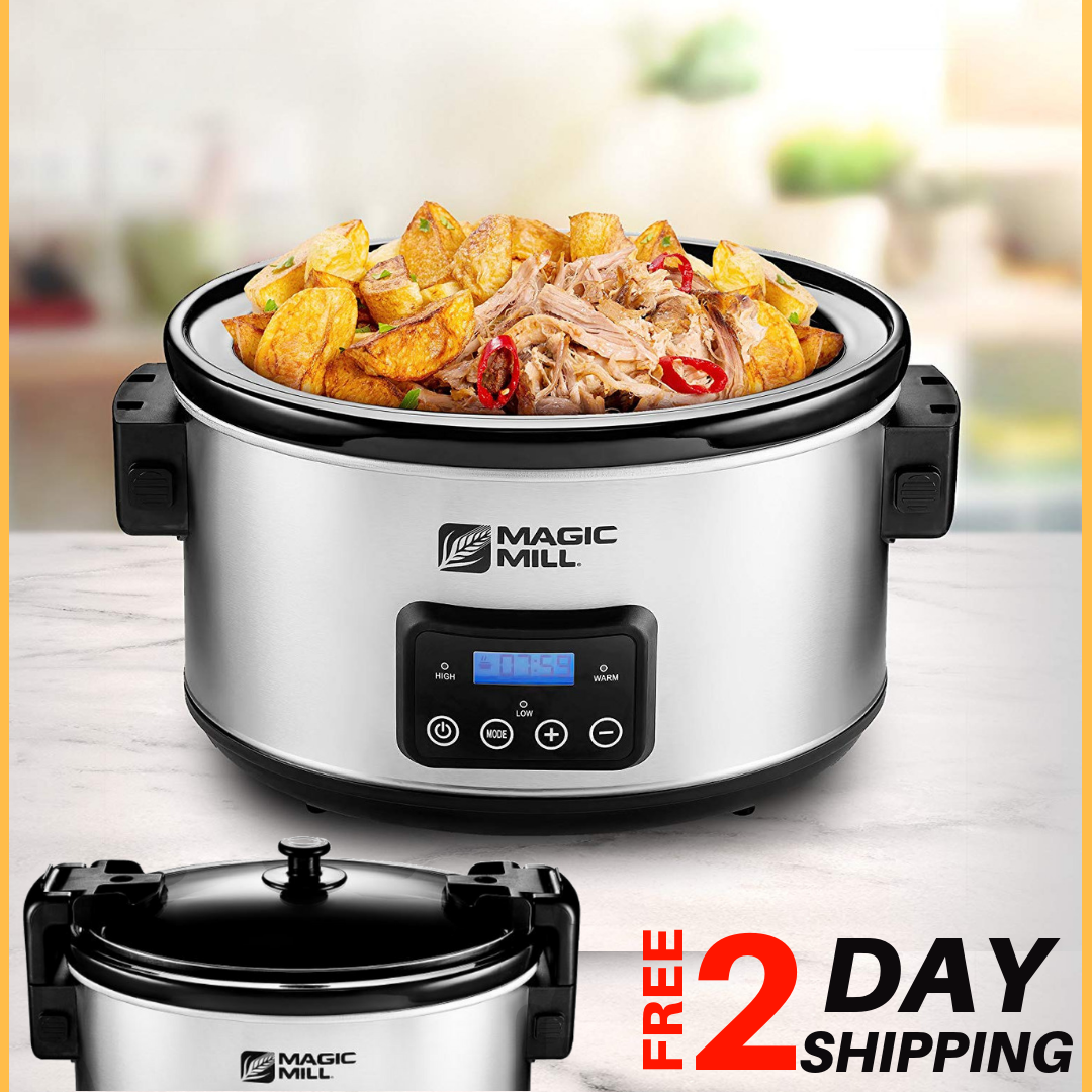 Magic Mill Crock Pot Magic Mill 8.5 Quart Slow Cooker Crock Pot