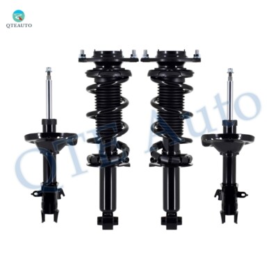 Set 4 Front Strut-Rear Quick Complete Strut-Coil Spring For 2015-2021 Subaru WRX