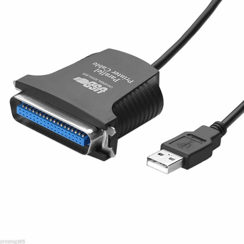 USB auf Parallel Adapter Drucker Kabel IEEE1284 Druckerkabel 36 Polig USB 2.0 *