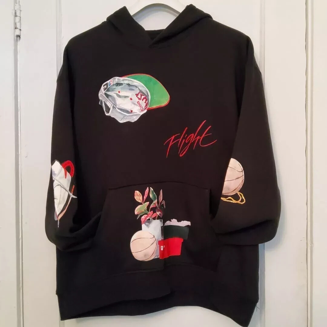 Флисовая толстовка с капюшоном Nike Air Jordan Artist Series Jacob Rochester Черный DQ8043-010 XL