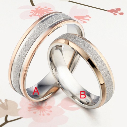 Uk 18k Gold Two Tone Men Women Matching Wedding Anniversary Bands