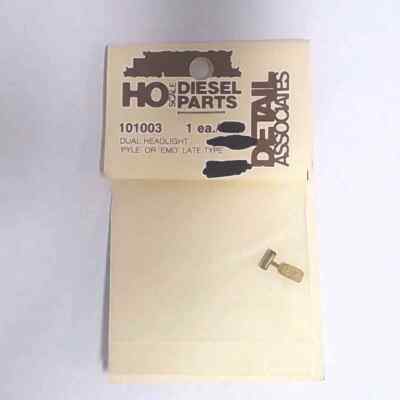 Detail Associates HO Scale Detailing Parts: Headlights - Diesel -- EMD - Late...