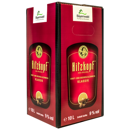 Hitzkopf Klassik Glühwein 9 % vol 10l Bag-in-Box