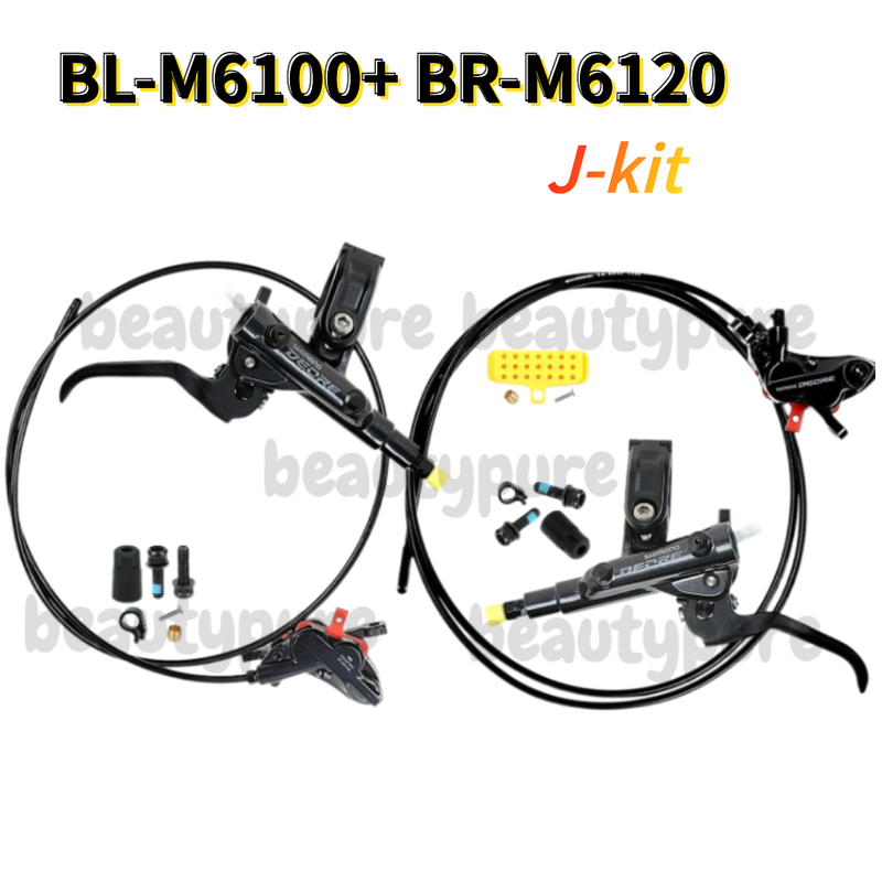 Shimano Deore BL-M6100 Lever/ BR-M6120 Caliper Disc Brake set J-Kit NEW