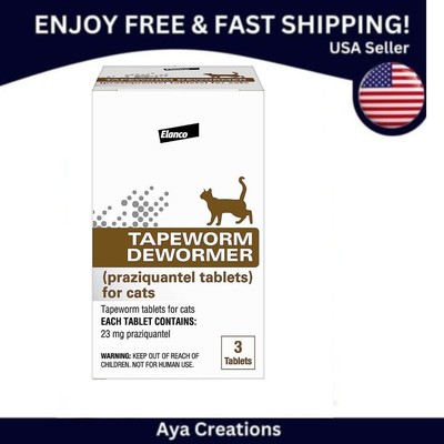 Bayer Expert Care Tapeworm Dewormer Tablets for Cats and Kittens - 3 Count