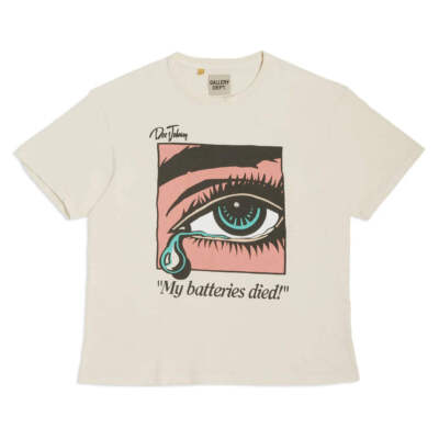 Pre-owned Gallery Dept. Dead Batteries Tee Antique White
