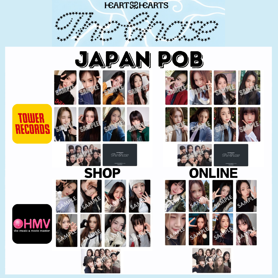 Hearts2Hearts The Chase 1st Single Album JAPAN POB Official Hearts2Hearts The Chase 1st Single Album JAPAN POB Official