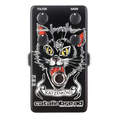 Catalinbread Traditional Ink Collection Katzenkonig Fuzz Guitar Effects Pedal
