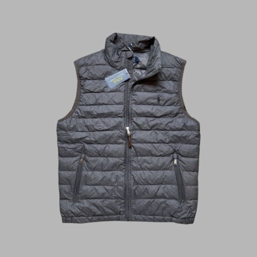 Polo Ralph Lauren Men's Down GREY Puffer Vest Jacket NEW NWT