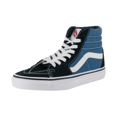 

Vans -#39;Sk8-Hi-#39; Кроссовки (темно-синие) Мужские парусиновые замшевые кроссовки с высоким берцем для скейтборда, Navy
