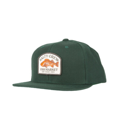 

Кепка Salty Crew Red Rock Snapback Hat (ель) 6-панельная кепка, Spruce