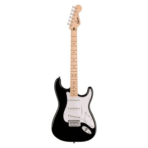Squier Strat エレキギター ブラック Squier by Fender SONIC STRATOCASTER HSS Maple Fingerboard