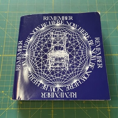 Original Vintage BE HERE NOW ( Ram Dass 1978 Lama Foundation ) Book RARE 