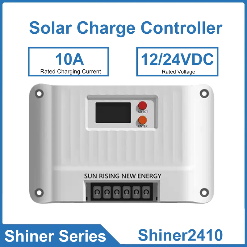 Solar Charge Controller 10A MPPT Controller Max.Voltage of Open Circuit 60Vdc Su