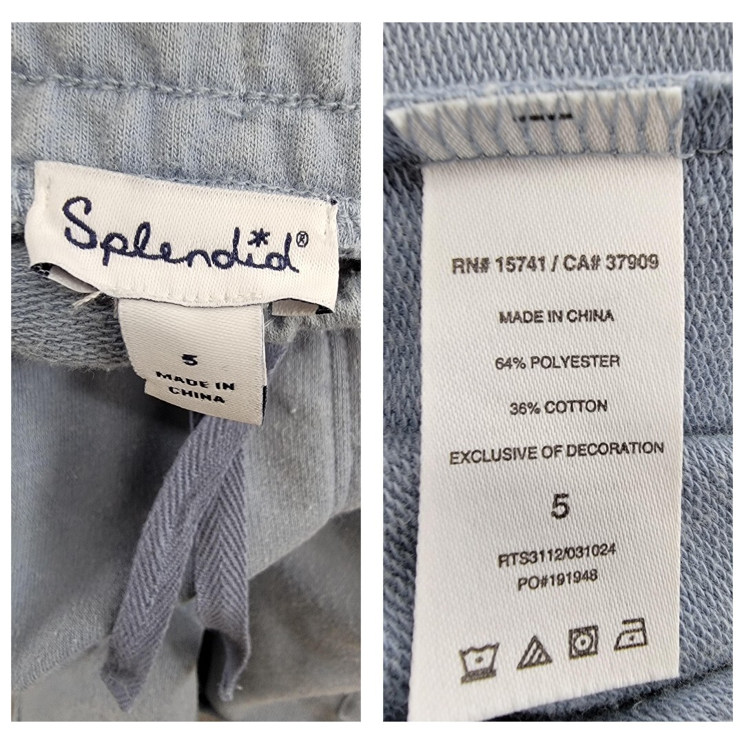 Splendid Santa Monica Button Shirt & Shorts Set Boys 5 Multi Stripe Linen Blend - Picture 19 of 24