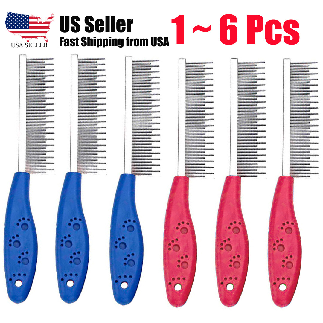 Pet Combs Grooming Comb for Dog & Cat Deshedding Pet Brush Dematting Tool