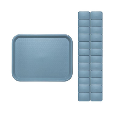 Cafe Fast Food Cafeteria Tray with Patterned Surface for Cafeterias, Fast Food, 
