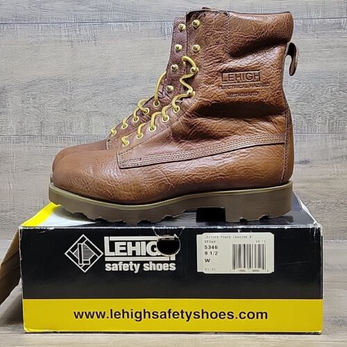 LEHIGH Steel Toe Electrical Safety Hazard Men's Boots Size9 LEHIGH Steel Toe Electrical Safety Hazard Men's Boots Size9